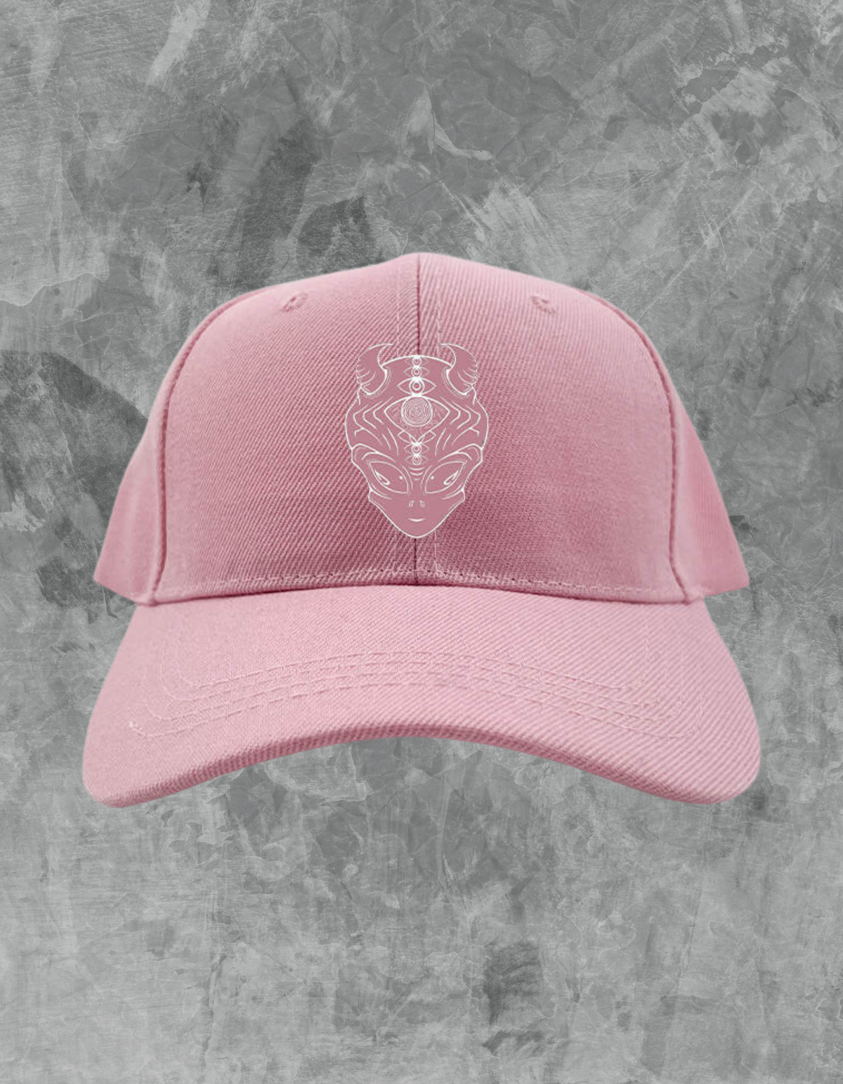 Alien Logo Dad Hat - Pink