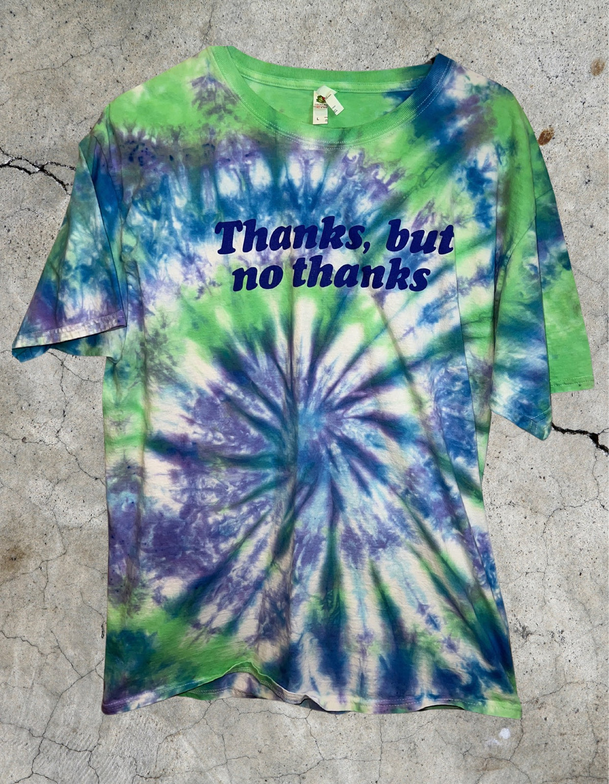 Thanks But No Thanks Upcycled 1 of 1 - Large